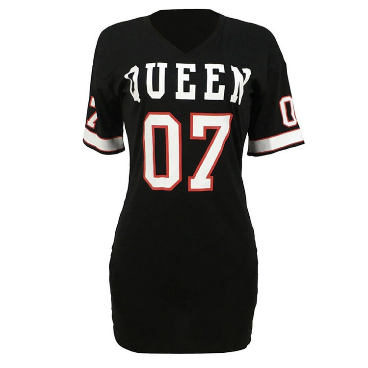 "Queen" Hip-Hop Baggy T-shirt Pullover Women's Top-Keep Melbourne Marvellous Official Store