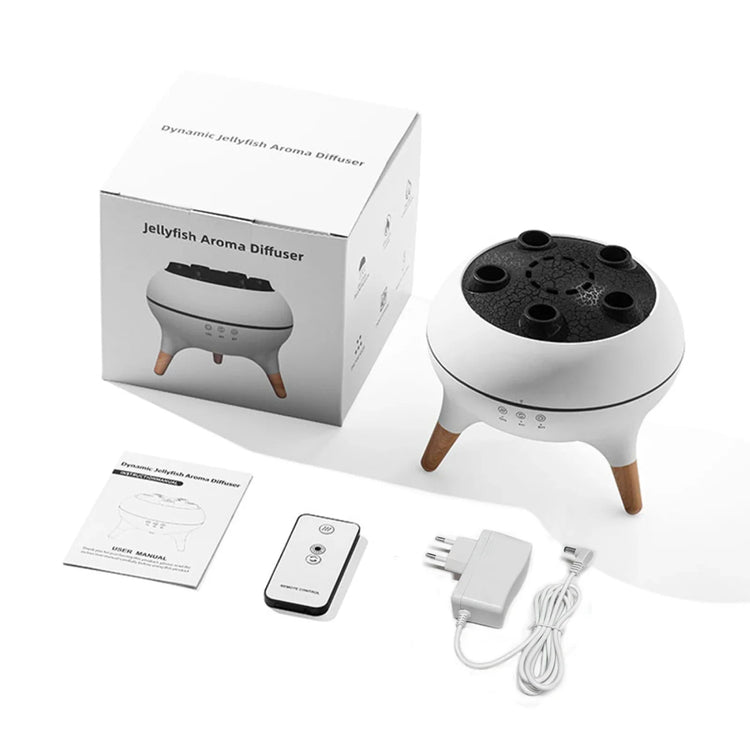 Dynamic Jellyfish Aroma Air Diffuser Essential Oil Vaporiser 250ml Remote Control With 7 Night Lights