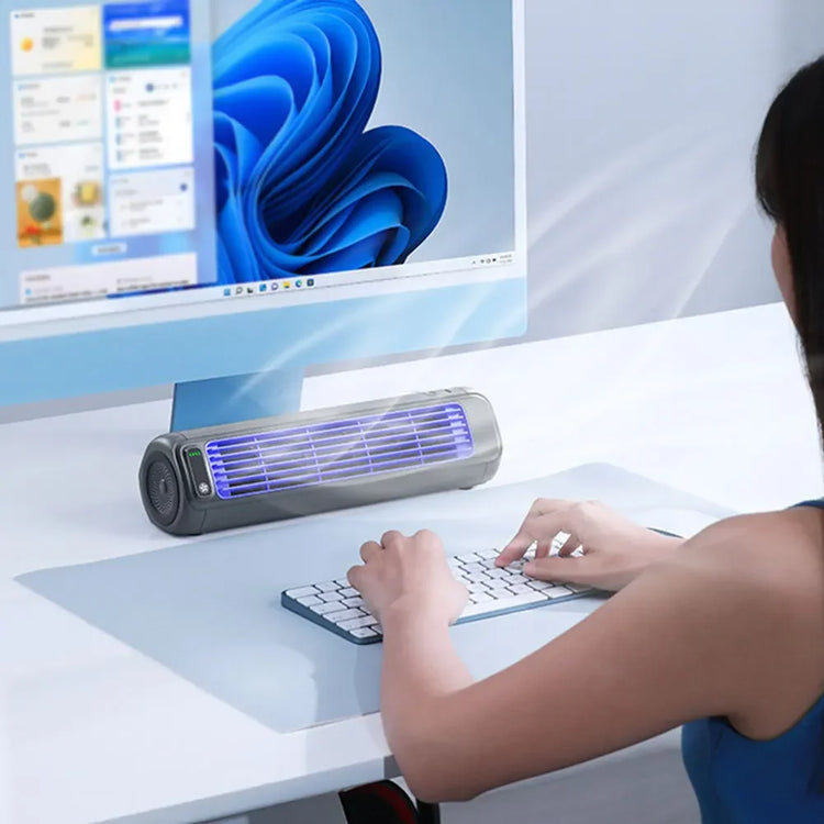 Portable Air Cooler Fan 3-Speed USB Rechargeable Quiet Cooling-Keep Melbourne Marvellous Official Store