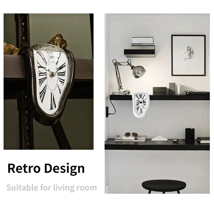 Dali Melting Wall Clock Salvador Dali Style Home Decor Office Supplies-Keep Melbourne Marvellous Official Store