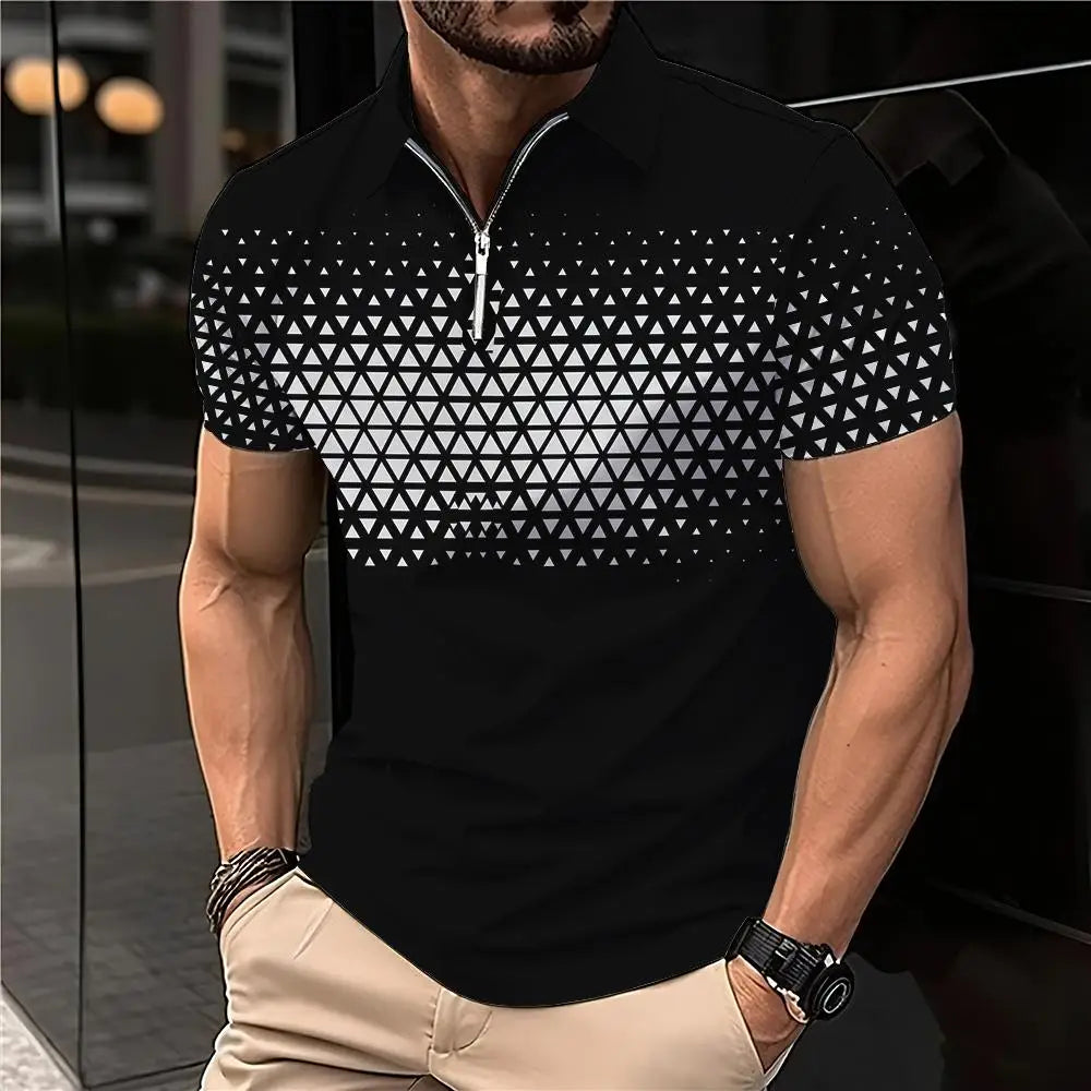 Summer Men s Casual Polo Shirt New Fashion Design Breathable Office We Keep Melbourne Marvellous Official Store