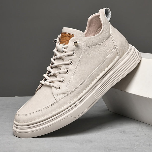 Elevator Platform 6cm Height Boosting Genuine Leather Heightening Tall Shoes-Keep Melbourne Marvellous Official Store