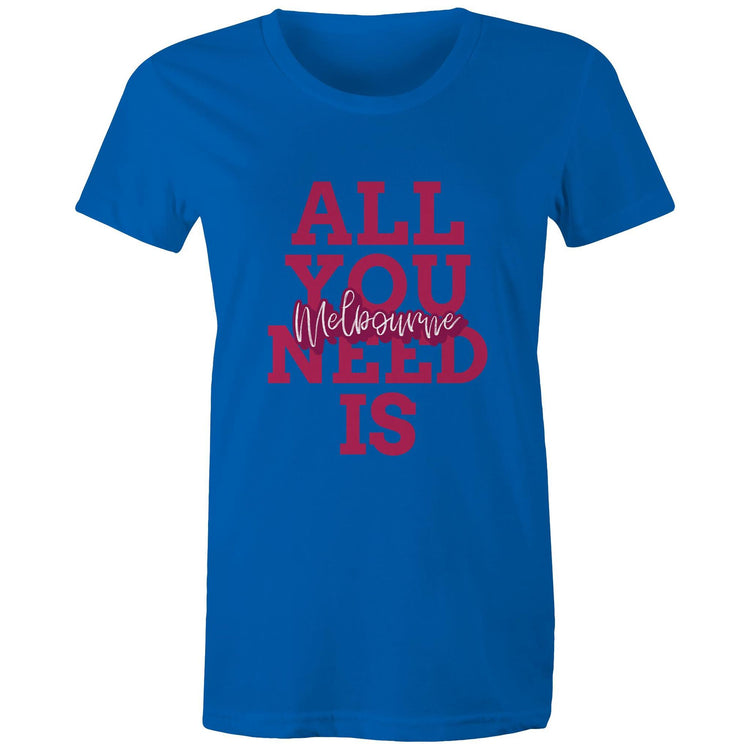 "All You Need Is Melbourne" - Women's Love T-Shirt-Keep Melbourne Marvellous Official Store