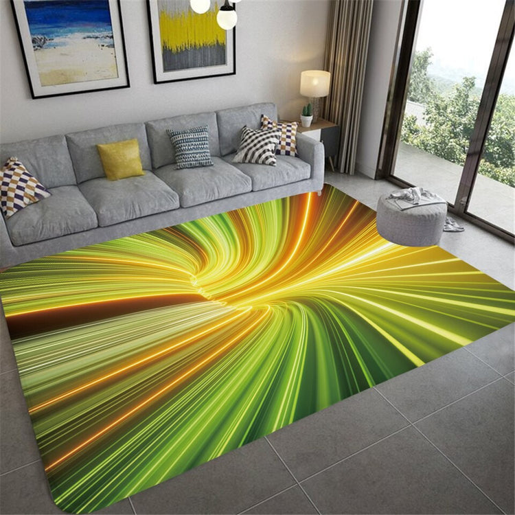 Optical Illusion 3D Vortex Mat Printed Rug Home Floor Carpet