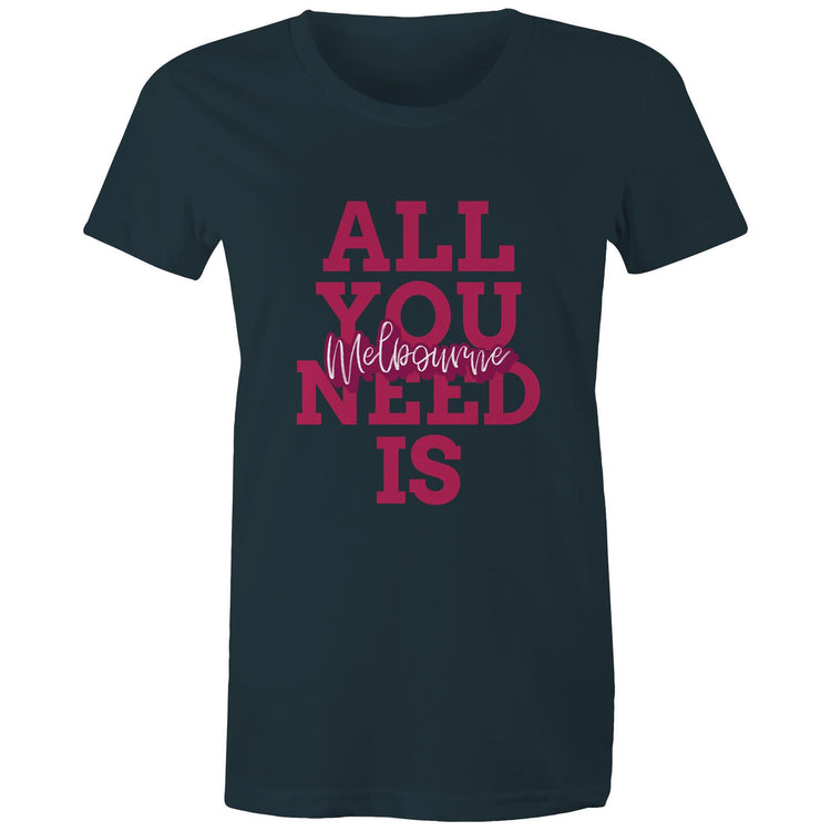 "All You Need Is Melbourne" - Women's Love T-Shirt-Keep Melbourne Marvellous Official Store