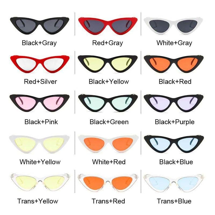 Vintage Cat Eye Supermodel Classic Sunglasses Women's Barbie-Style Frames-Keep Melbourne Marvellous Official Store