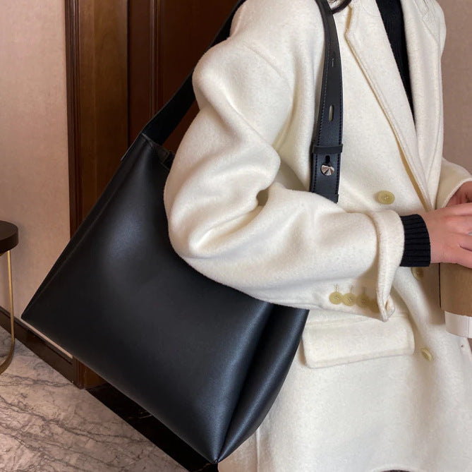 High-Capacity Tote Handbag With Shoulder Strap & Cosmetics / Makeup Clutch-Keep Melbourne Marvellous Official Store