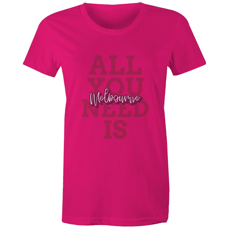 "All You Need Is Melbourne" - Women's Love T-Shirt-Keep Melbourne Marvellous Official Store