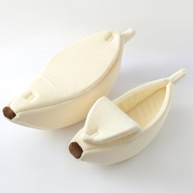 Banana Boat Calming Cosy Cat Pets Bed - Warm and Comfy-Keep Melbourne Marvellous Official Store