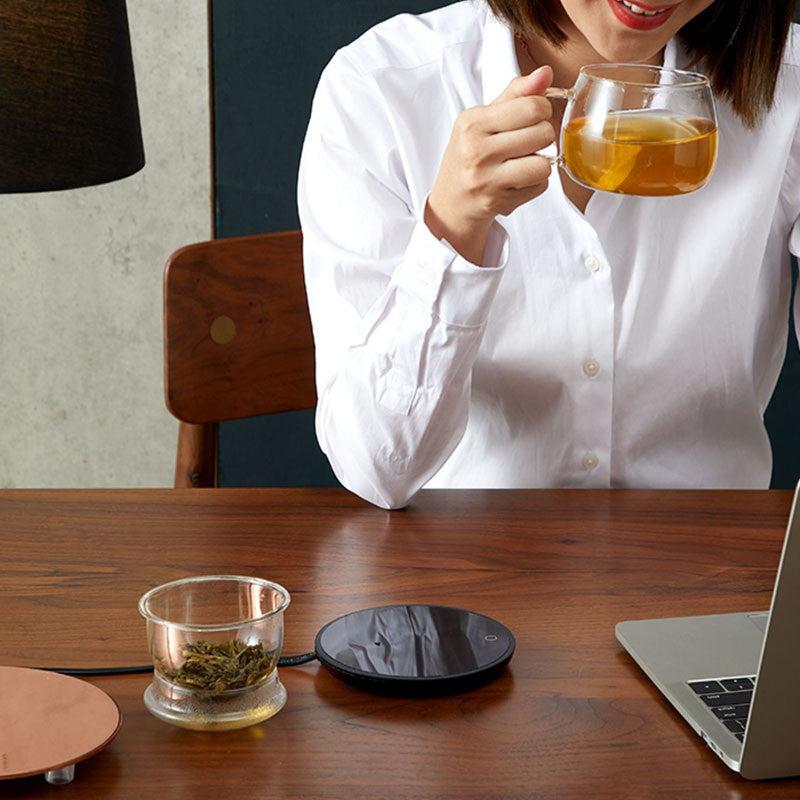 Coffee Tea Beverage Desk Cup Warmer USB Powered With 3 Settings & Auto Off Corporate Gift