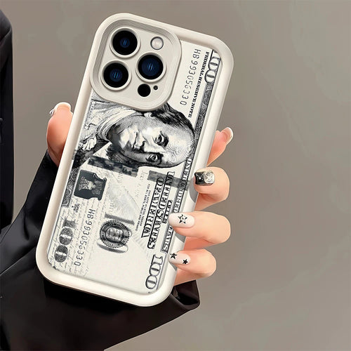 $100 Bill Money Print Phone Case – Luxury Cash Design Cover for iPhone
