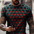 3D Holes T-shirt Printed Funky Optical Illusion Funny In Plus Sizes