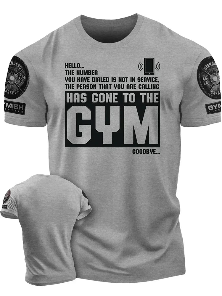 3D Printed Workout Funny Gym Muscle T-Shirt