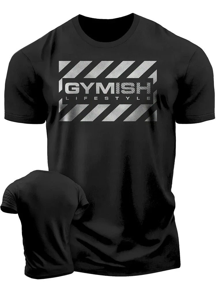 3D Printed Workout Funny Gym Muscle T-Shirt