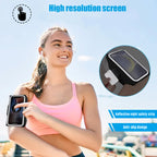Fitness Armband Phone Holder Secure Zipper Pocket Running Cycling Sports For iPhone 14 13 12 11 Pro Max XR Samsung S22 S23 Ultra