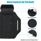 Fitness Armband Phone Holder Secure Zipper Pocket Running Cycling Sports For iPhone 14 13 12 11 Pro Max XR Samsung S22 S23 Ultra