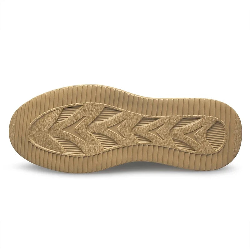 Men's High-Top Elevator Platform Shoes Height Increasing 8cm