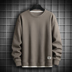 Solid Color Sweatshirt O-Neck Sweatshirt Pullover