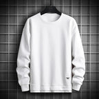 Solid Color Sweatshirt O-Neck Sweatshirt Pullover