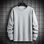 Solid Color Sweatshirt O-Neck Sweatshirt Pullover