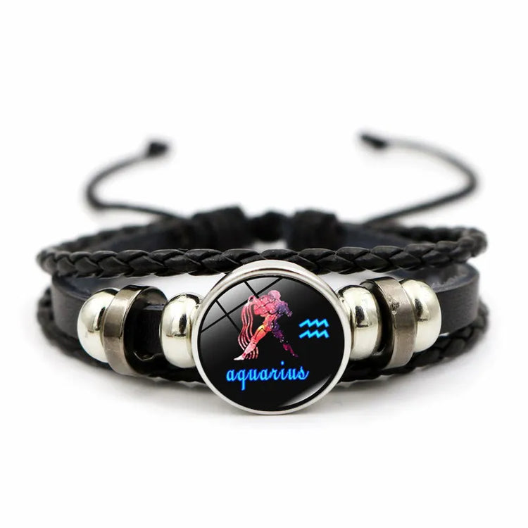 Star Signs Energy Bracelet Zodiac Good Luck Horoscope Women Men Bangle-Keep Melbourne Marvellous Official Store