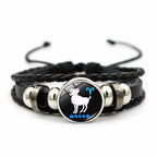Star Signs Energy Bracelet Zodiac Good Luck Horoscope Women Men Bangle