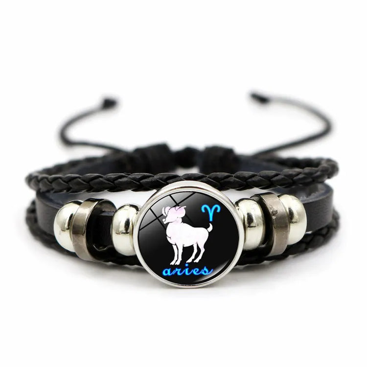 Star Signs Energy Bracelet Zodiac Good Luck Horoscope Women Men Bangle-Keep Melbourne Marvellous Official Store