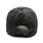 ROCK Washed Baseball Cap Shabby Denim Hat