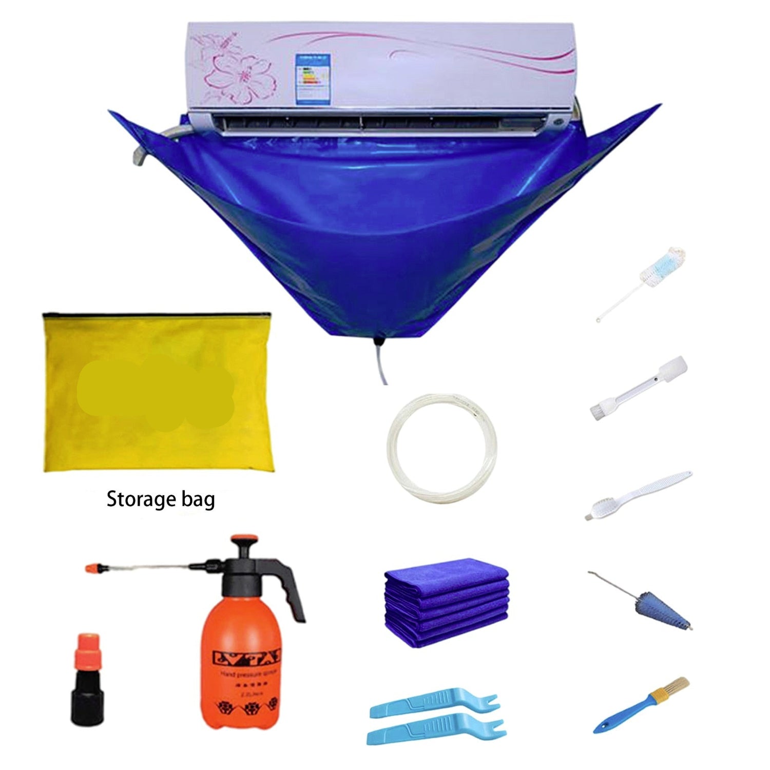 Air Con Cleaning Kit 12pcs How To Clean Air Conditioner Black Mould Removal-Keep Melbourne Marvellous Official Store