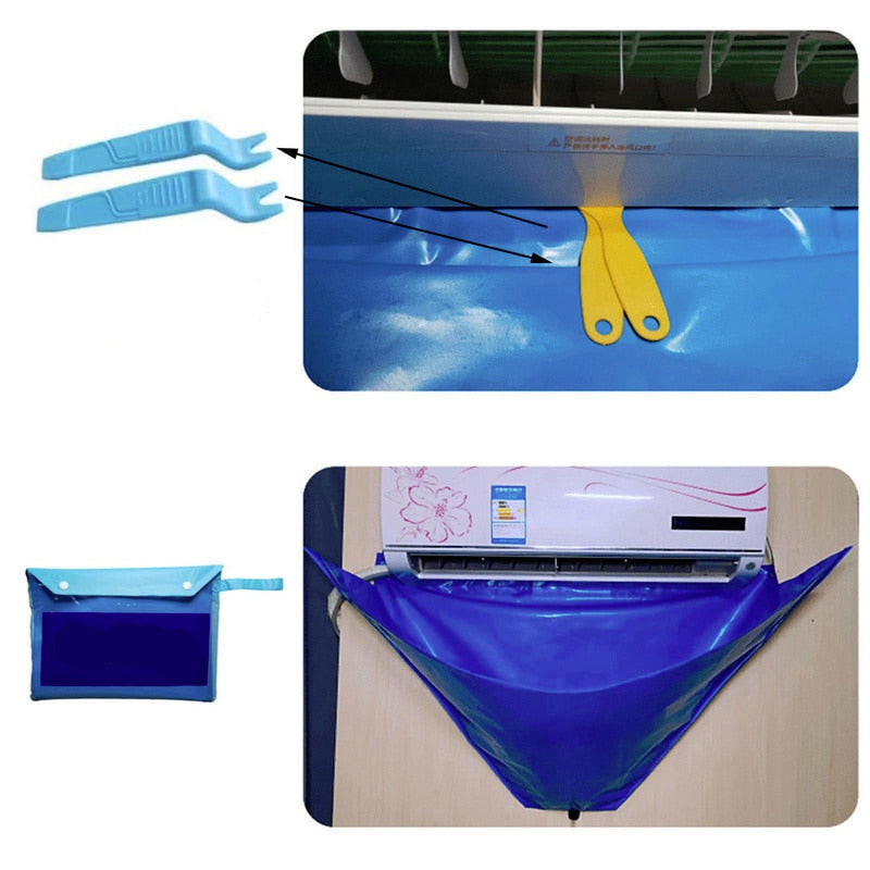 Air Conditioner Cleaning Kit 12pcs Dust Grime Black Mould Removal