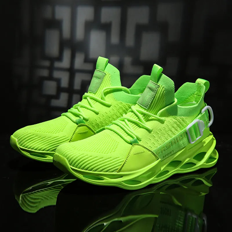 Air Mesh Sneakers Blade Shock Absorbing Runners Athletic Kicks