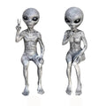 Aliens Statues Figurines Garden Sculpture