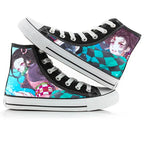 Anime Demon Slayer Canvas High Top Skater Manga Sneakers