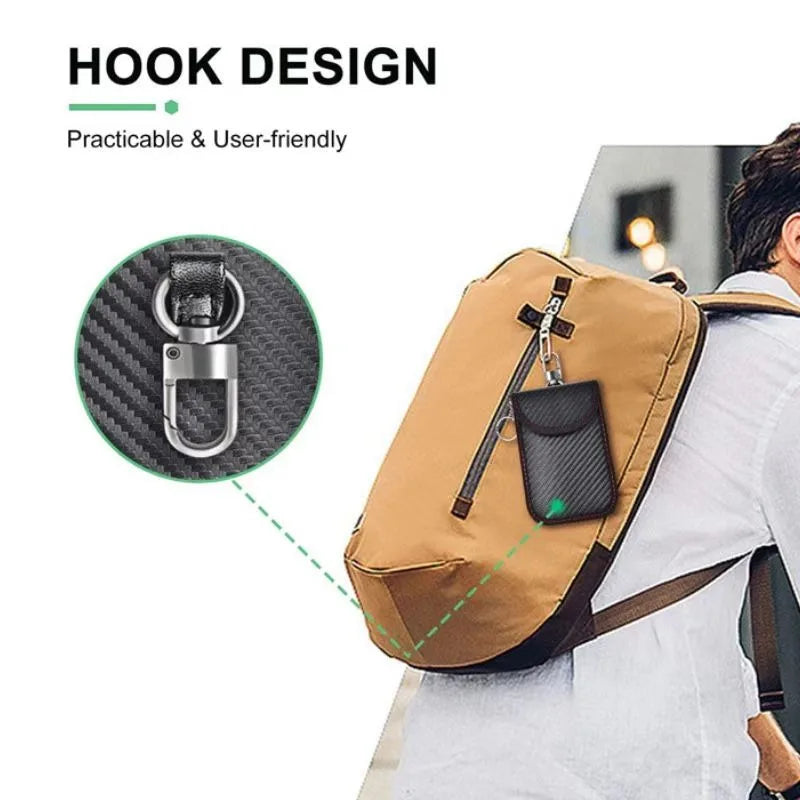 Signal Blocking Pouch Car Keys | Protect RFID Attacks Case