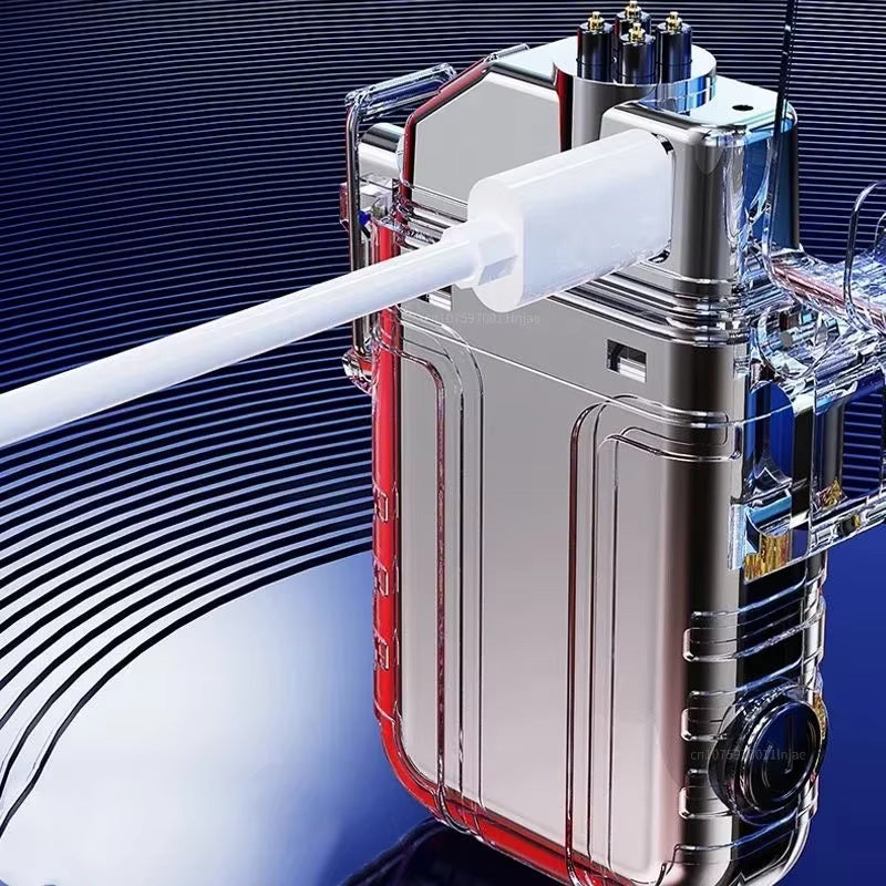 Arc Lighter With Torch Flashlight USB Rechargeable Outdoors Fire Starter Waterproof Windproof