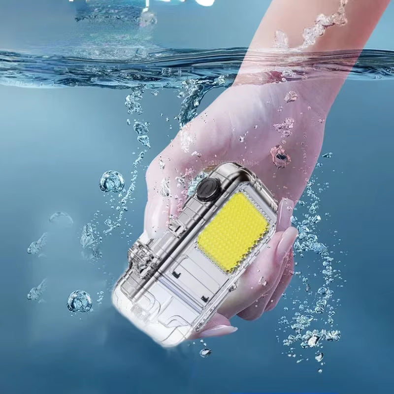 Arc Lighter With Torch Flashlight USB Rechargeable Outdoors Fire Starter Waterproof Windproof