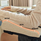 1 Pair Armrest Cushions Memory Foam Office Chair Elbow Support Pads Arm Rest