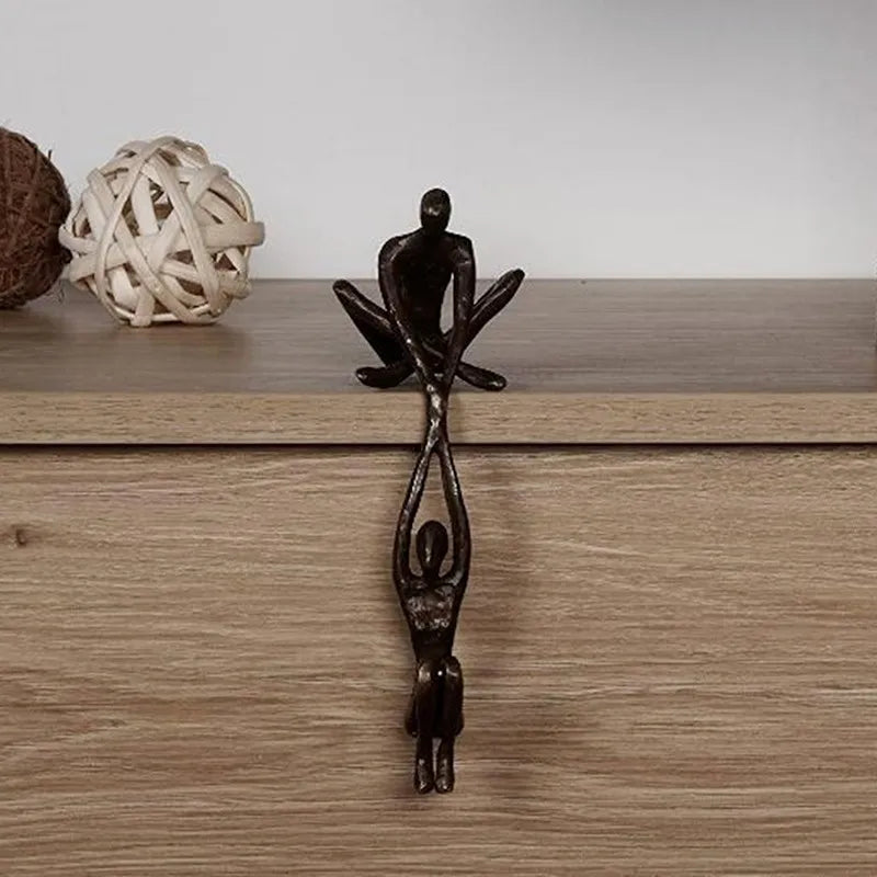 Man Lifting Woman Figurine Marriage Love Partnership Home Decor