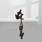 Man Lifting Woman Figurine Marriage Love Partnership Home Decor