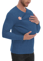 Baby Carrier T-shirt Kangaroo Dad Shirt Pure Cotton Thickened