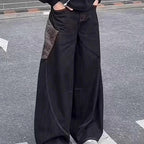 Ultra Baggy Denim Rave Jeans Wide Leg Patchwork Banana Pants Streetwear