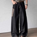 Ultra Baggy Denim Rave Jeans Wide Leg Patchwork Banana Pants Streetwear