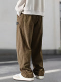 Corduroy Pants Vintage Baggy Casual Men's