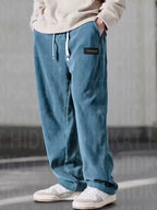 Baggy Corduroy Pants Retro Streetwear Loose Vintage Striped