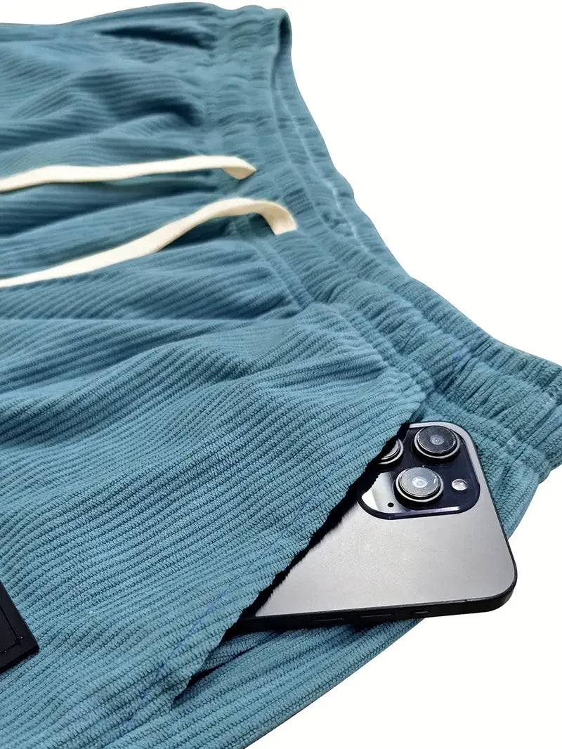 Baggy Corduroy Pants Retro Streetwear Loose Vintage Striped