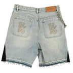Baggy Streetwear Patchwork Denim Shorts Cartoon Graphics Jorts