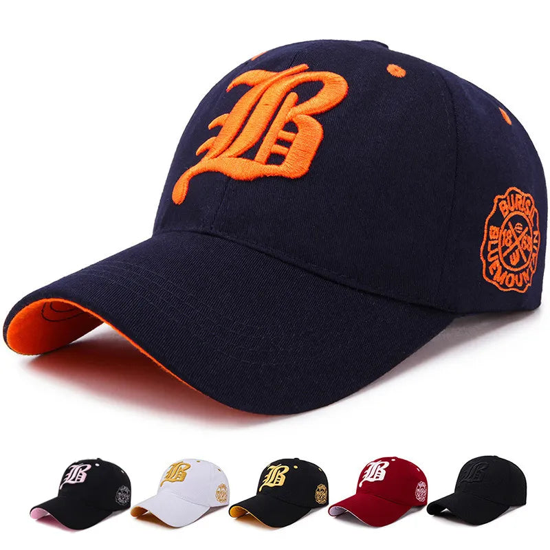 Baseball Cap Embroidered Cap Ivy League-Style Streetwear