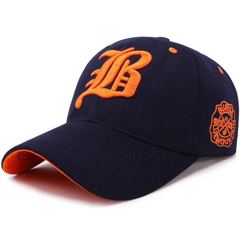 Baseball Cap Embroidered Cap Ivy League-Style Streetwear