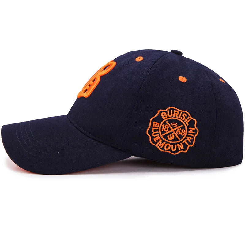 Baseball Cap Embroidered Cap Ivy League-Style Streetwear