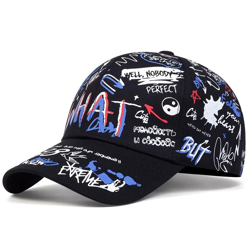 Baseball Cap Graffiti Hipster Streetwear Unisex Snapback Hats-Keep Melbourne Marvellous Official Store
